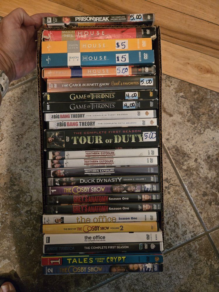 DVD'S- SEASONS/SERIES-updated 6-17-26