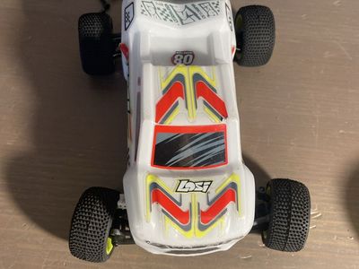 Losi Micro T RC Truck - Modded with Upgraded Motor & Suspension Arms - Needs ESC Repair