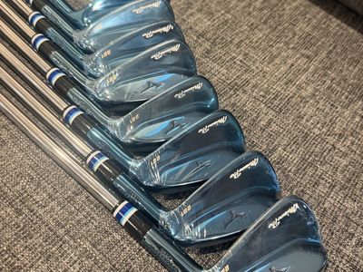 NEW Rare Ltd Edition Mizuno Pro 221 Blue Ion Iron Set 3-PW 8pc DG S400 Stiff