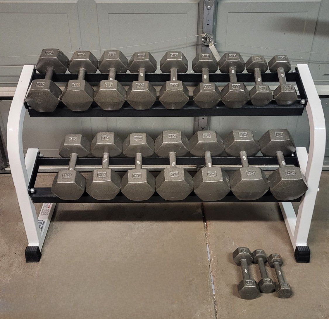 dumbbells 534 pounds