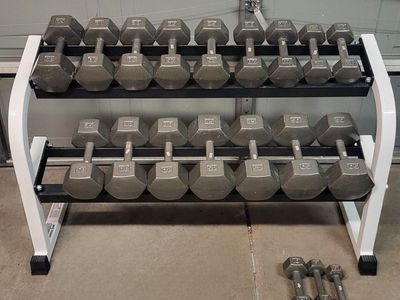 dumbbells 534 pounds