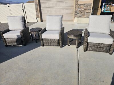 lazy boy 5 pc reclining outdoor set