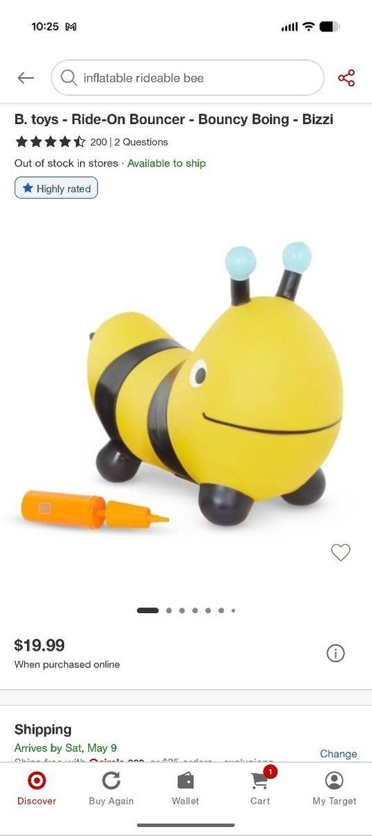 Bee Ride on Bouncer