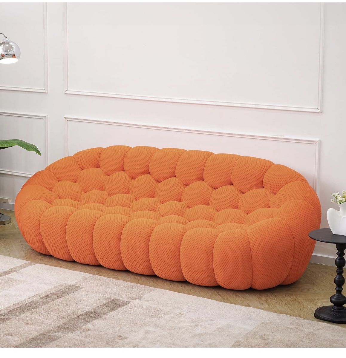 Bubble Curved Couch 98.43in