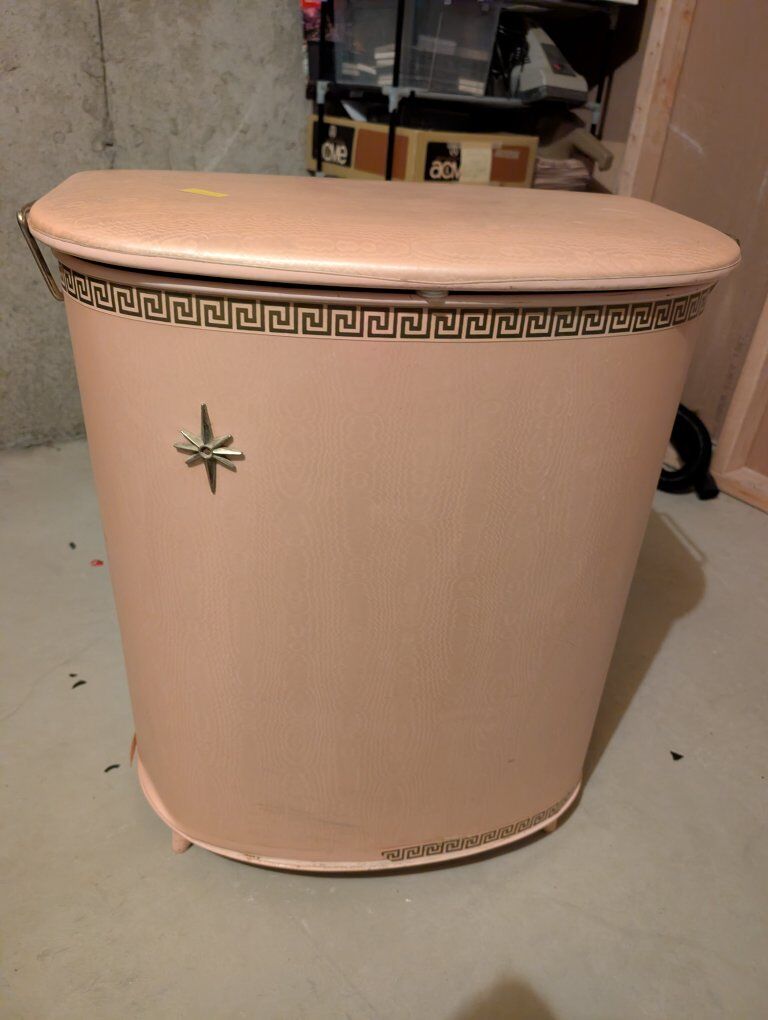 vintage clothes hamper