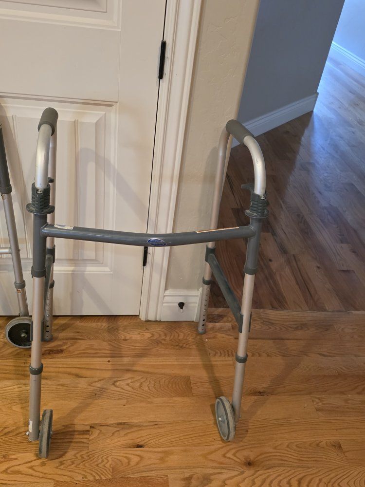 Invacare I-Class Walker with Wheels - Adjustable Height Mobility Aid