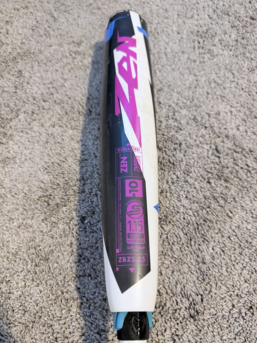 DeMarini Zen (-10) USA Baseball Bat 30"/20oz USSSA 1.15 BPF