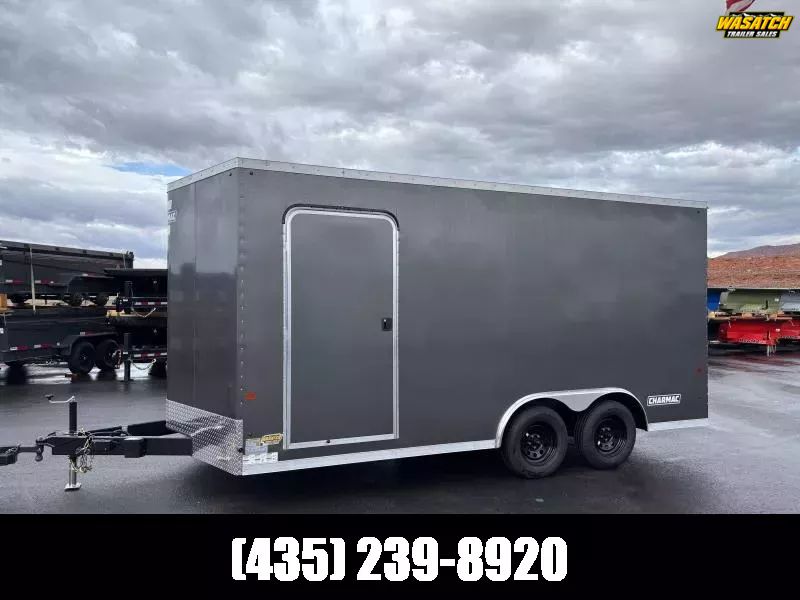 2026 Charmac Trailers 8.5X16 7K Atlas Series Enclosed Car Hauler Trailer