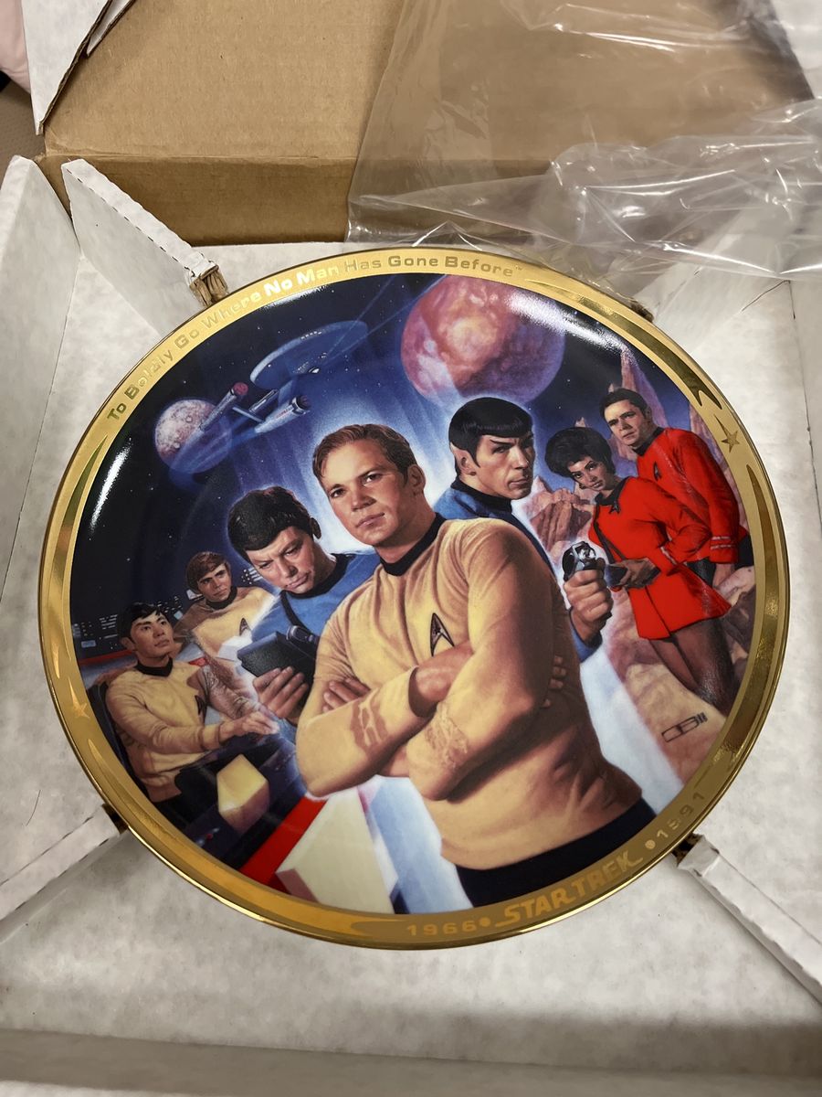 Star Trek Plate 1991
