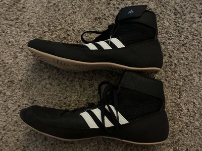 Adidas Black HVC 2 Wrestling Shoes