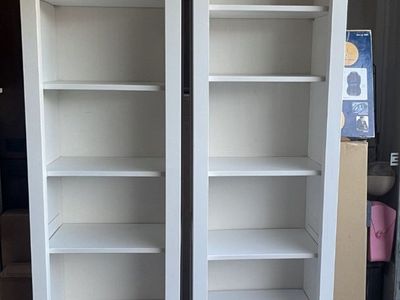 2 ikea HEMNES bookcases/ $150