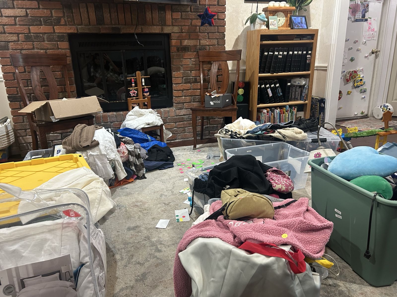 *** YARD SALE *** Used Clothes - Assorted Styles & Sizes - Various Conditions - Home & Dorm Wear