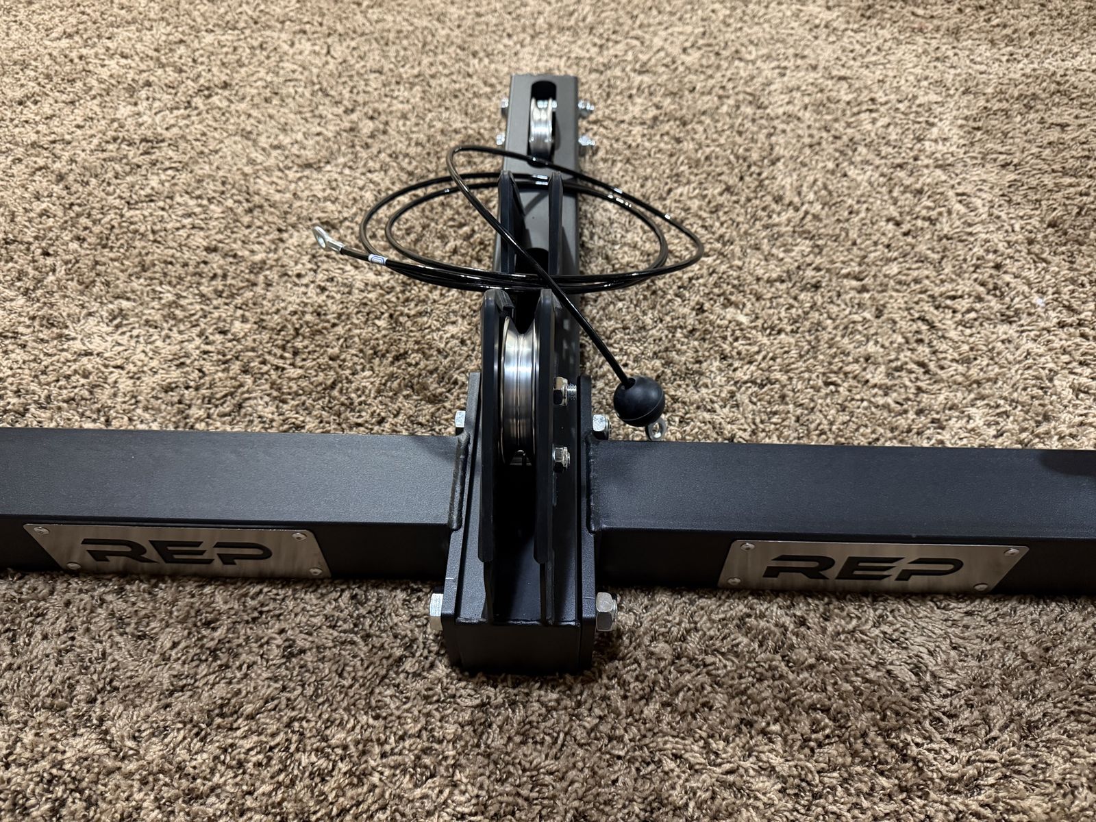 REP fitness belt squat attachment home gym