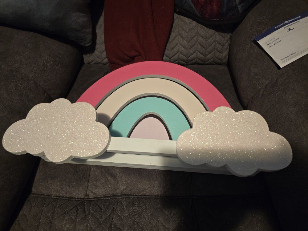 rainbow shelf