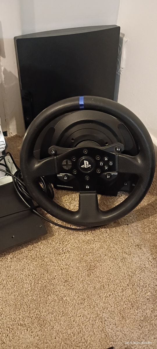 T300 Thrustmaster with wheel and gear shifter and ps3