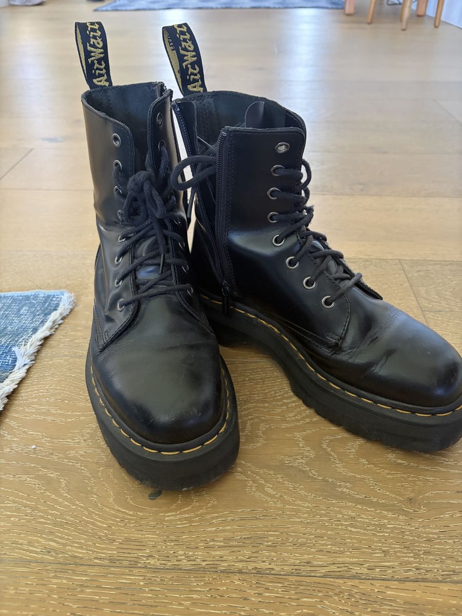 Dr. Martens black platforms size 9W
