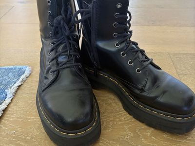 Dr. Martens black platforms size 9W