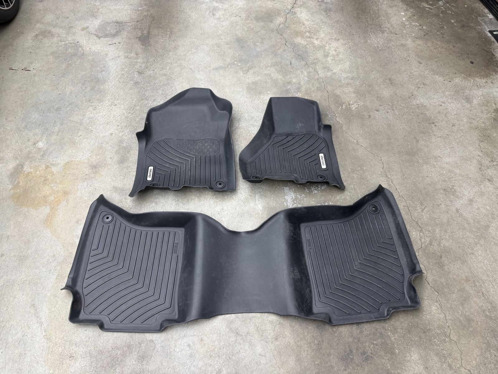 2019-2026 Ram 2500 3500 rubber floor mats