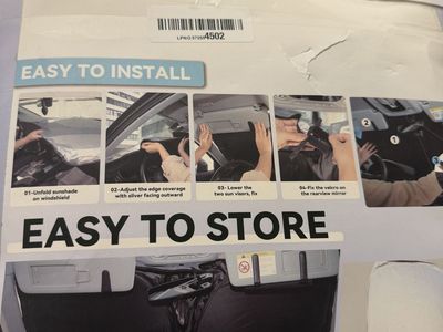Foldable Car Windshield Sunshade UV Blocking Sun Protector