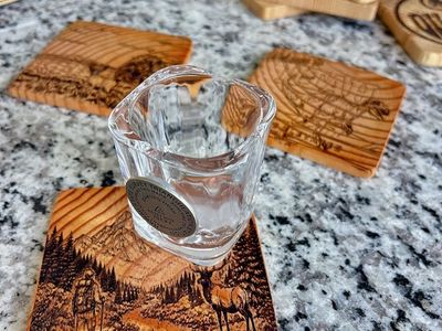 Custom Laser Engraved Wooden Cutting Boards & Coasters