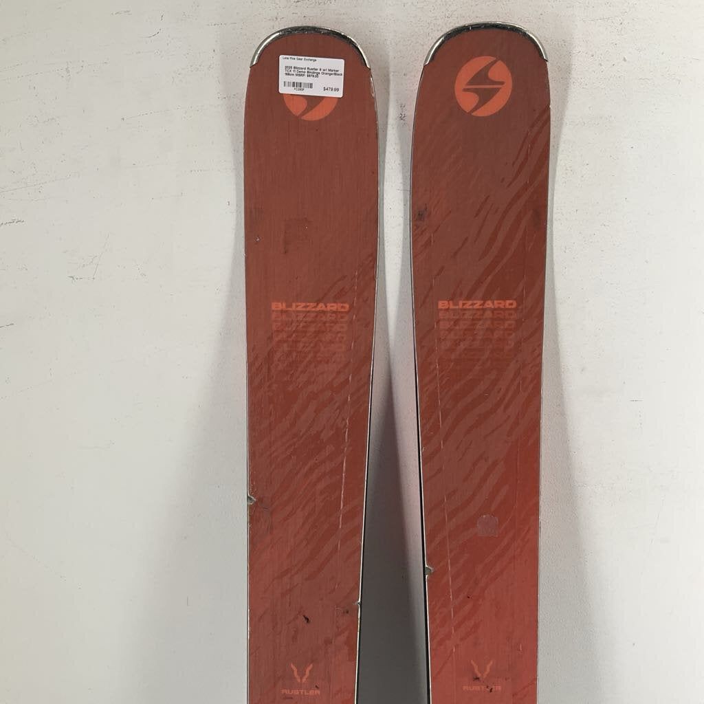 2025 Blizzard Rustler 9 w/ Marker TCX 11 Demo Bindings *Top Sheet Damage*