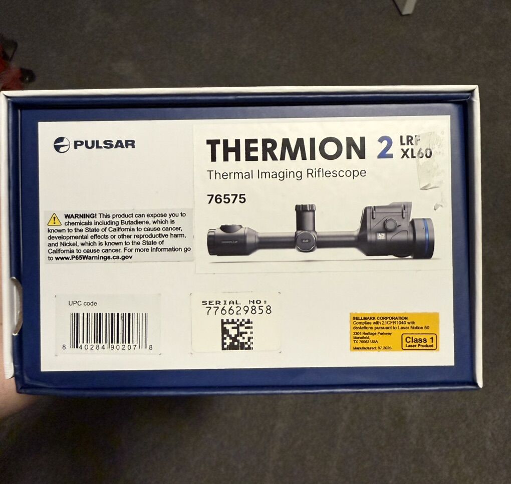 Brand New Pulsar Thermion XL60 Thermal Scope