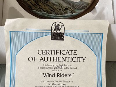 Rhodes Studio Waterfowl Legacy Collectable Plates