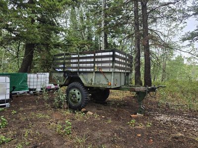 Military Cargo Trailer with hitch