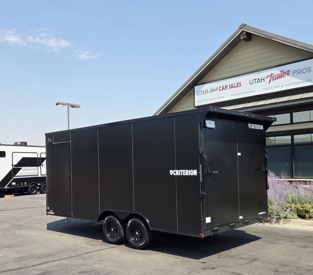 2026 Criterion 8x18 / 8.5x18 .080 Aluminum Exterior Enclosed Cargo Trailer New