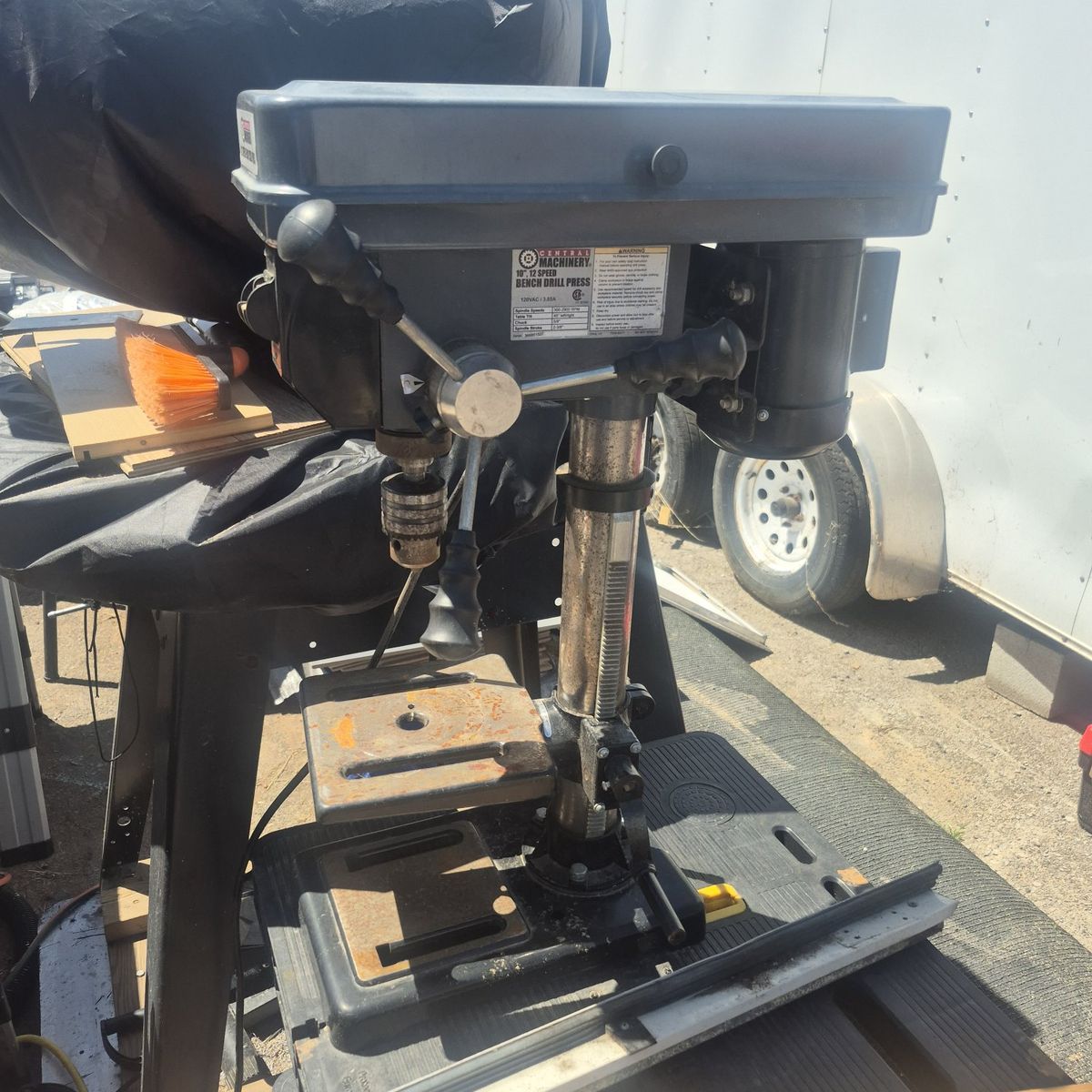 Harbor Freight 12 Speed Bench Drill Press - Used Condition