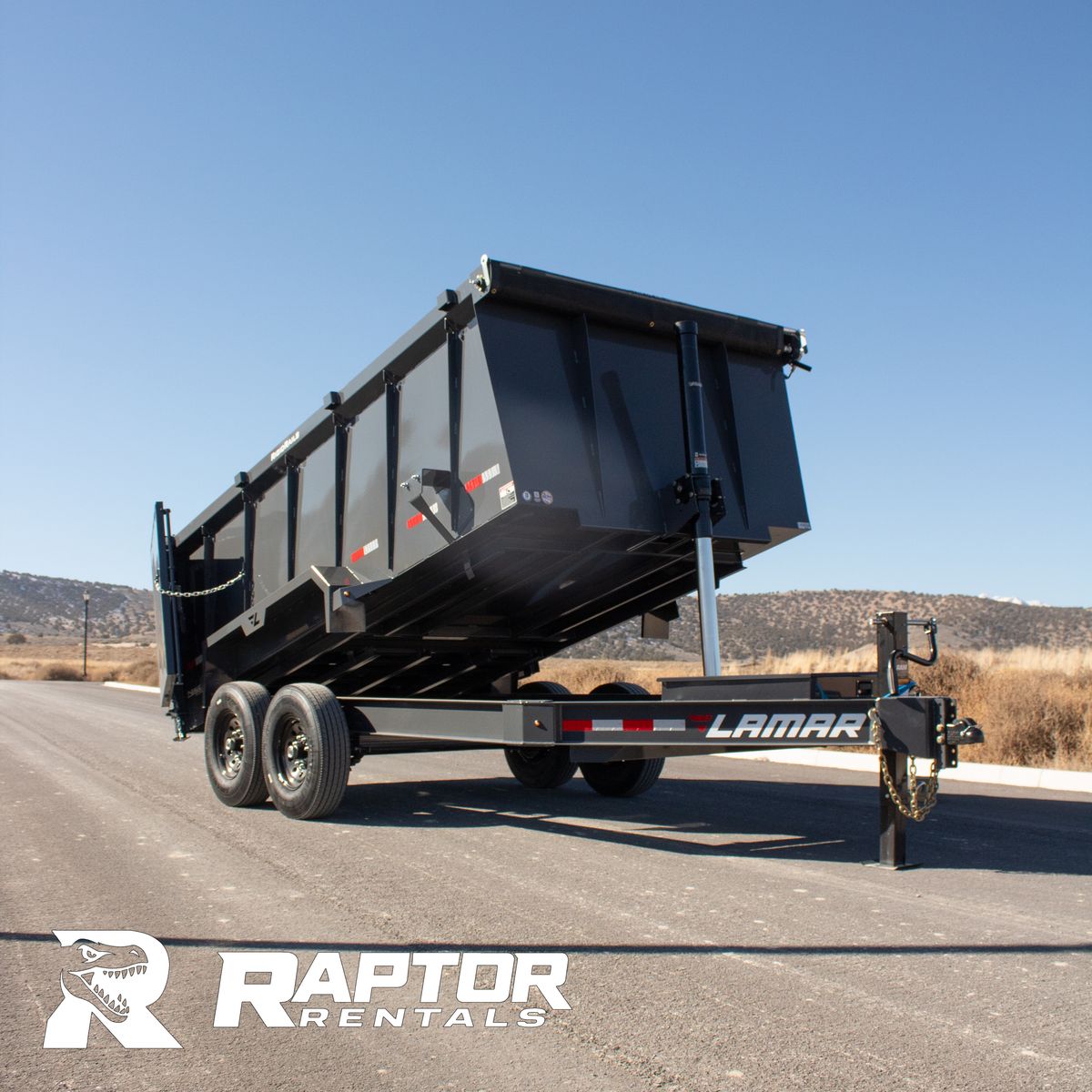 FOR RENT 7x14 Dump w/ 4ft Sides