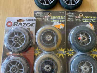 Razor and other scooter wheel sets