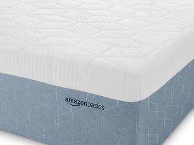 Brand New in Box! Amazon Basics Gel Memory Foam Mattress, Firm, Cooling, California King Mattress, CertiPUR-US® 84 x 72 x 12