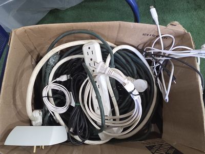 Large Bundle of Audio/Video/Computer/Cell Cords & Cables