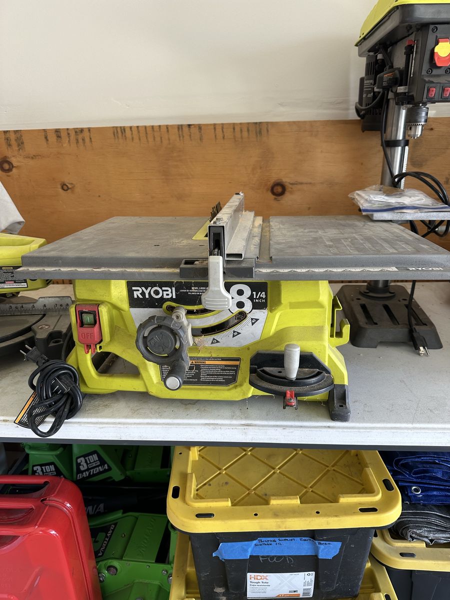 8 1/4" Ryobi Table Saw