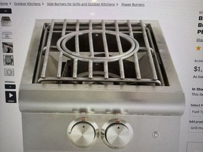 Built In Stainless Steel LTE Power Burner