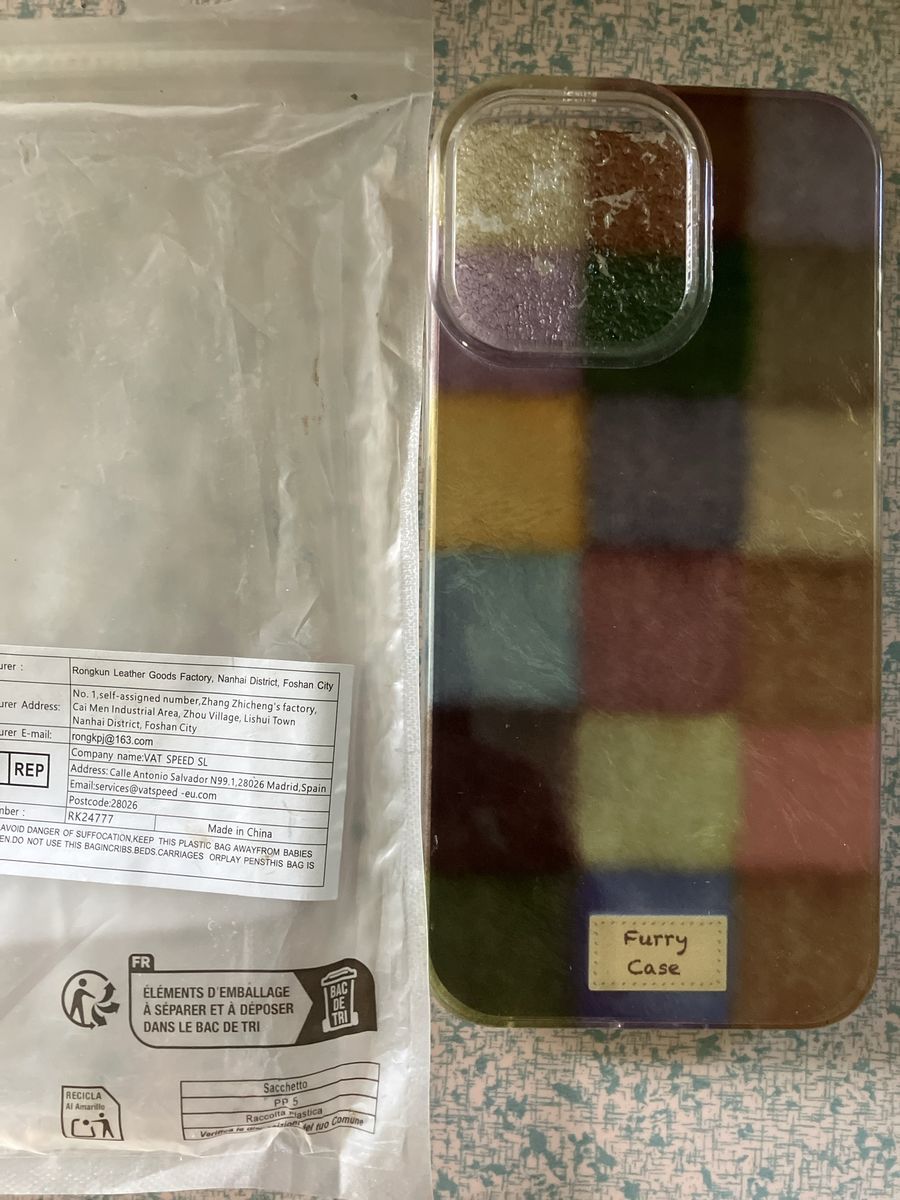 Furry Case Patchwork Design Phone Case For iPhone 15 Pro Max