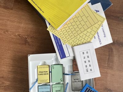 RightStart Mathematics Math Card Games Set with Abacus and Books