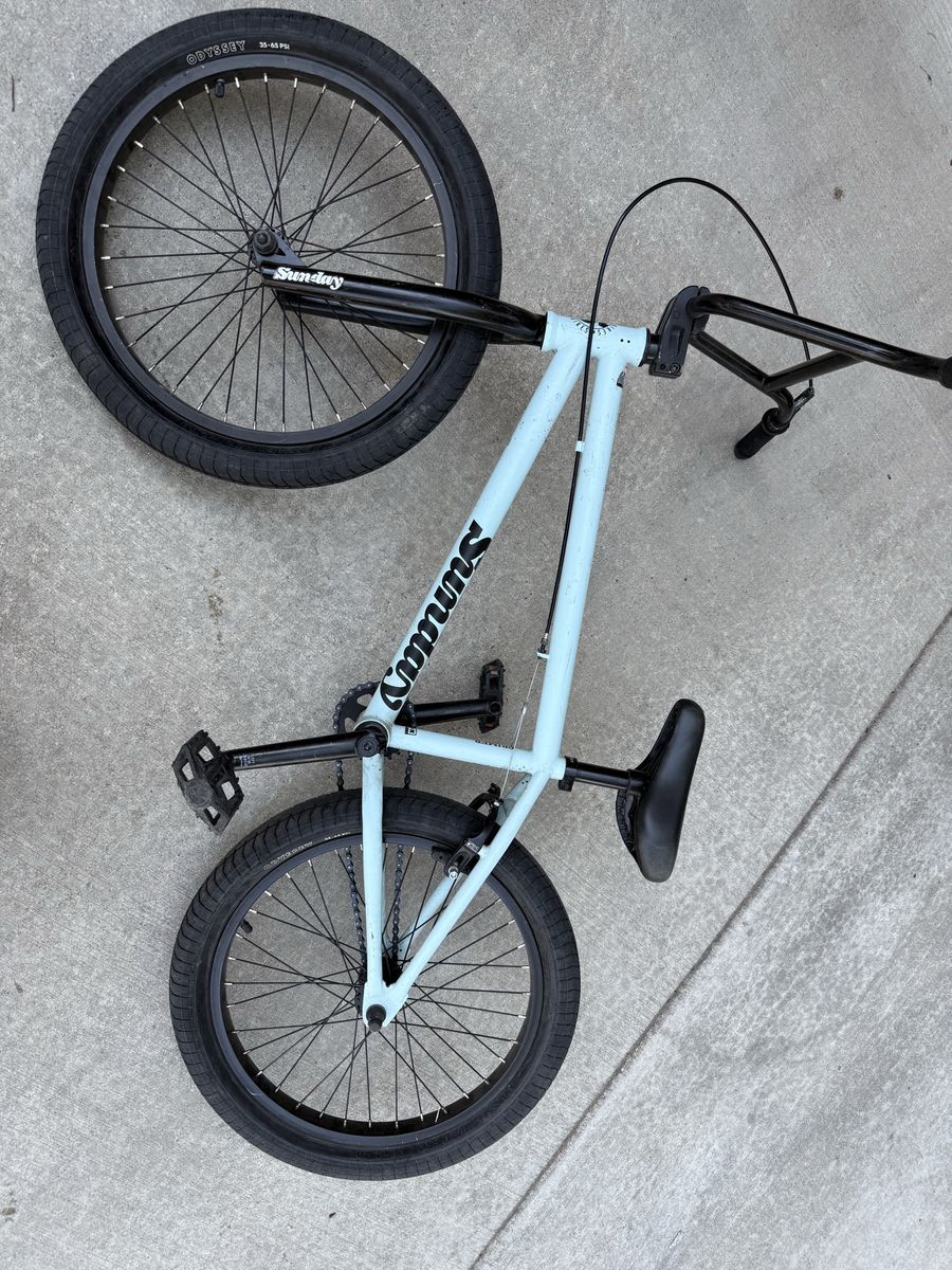 Sunday Primer BMX Bike - Light Blue / Black with Odyssey Tires