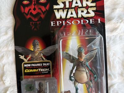 1998 Star Wars Episode I Watto w/ Datapad CommTech Chip Sealed Hasbro Action Figure