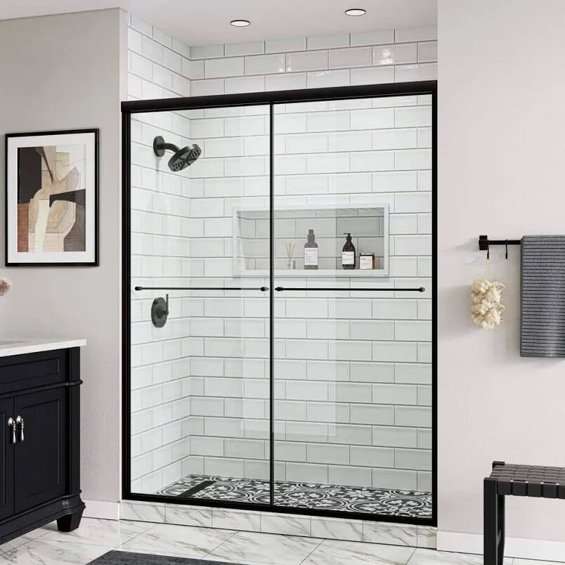 Matte Black Shower Enclosure – 60” x 76” *NEW*