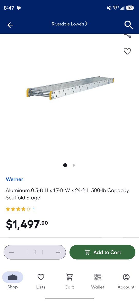 Aluminum Scaffold