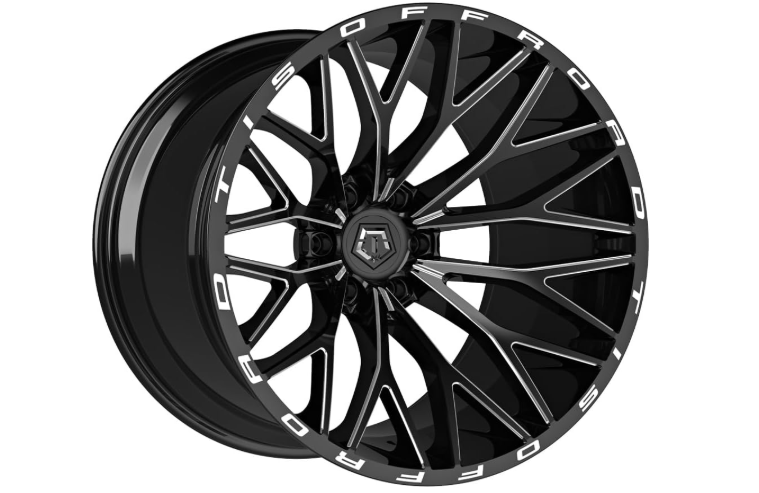 New TIS 566BM 22x12 Wheel 6x139.7 -44 Offset