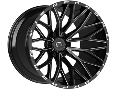New TIS 566BM 22x12 Wheel 6x139.7 -44 Offset