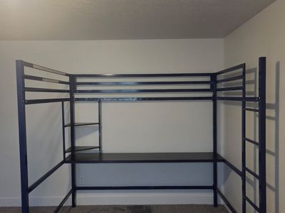 Costco loft bed/desk