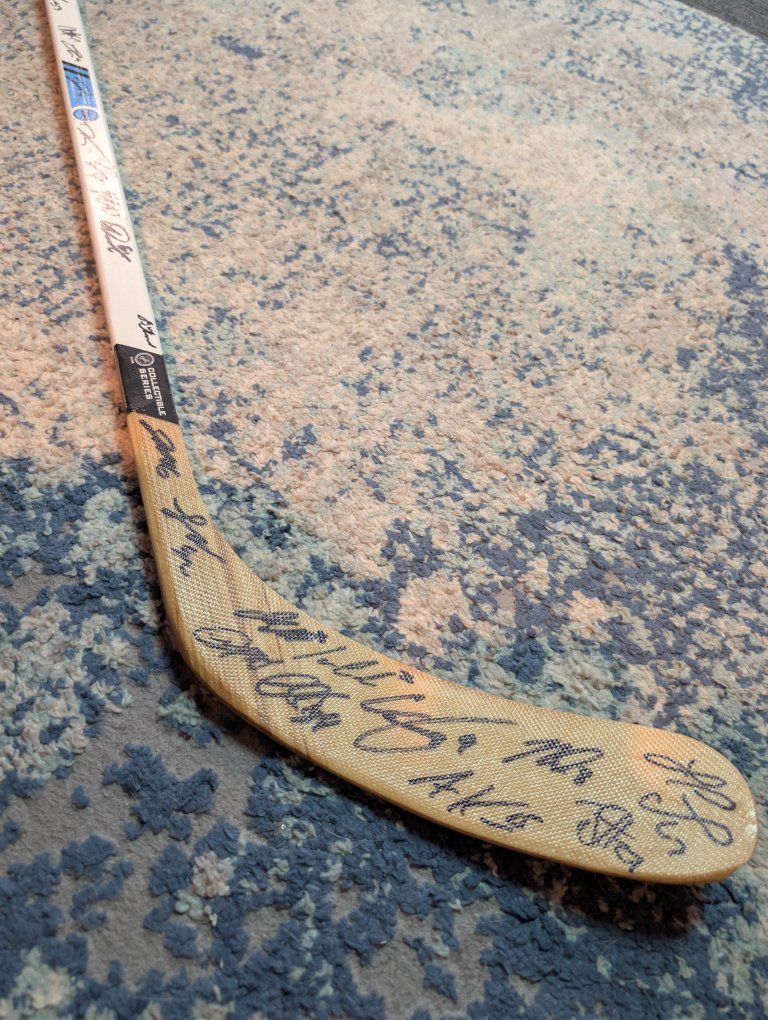 Utah Hockey Club Team Autographed Official Full Size Hockey Stick Signed Memorabilia