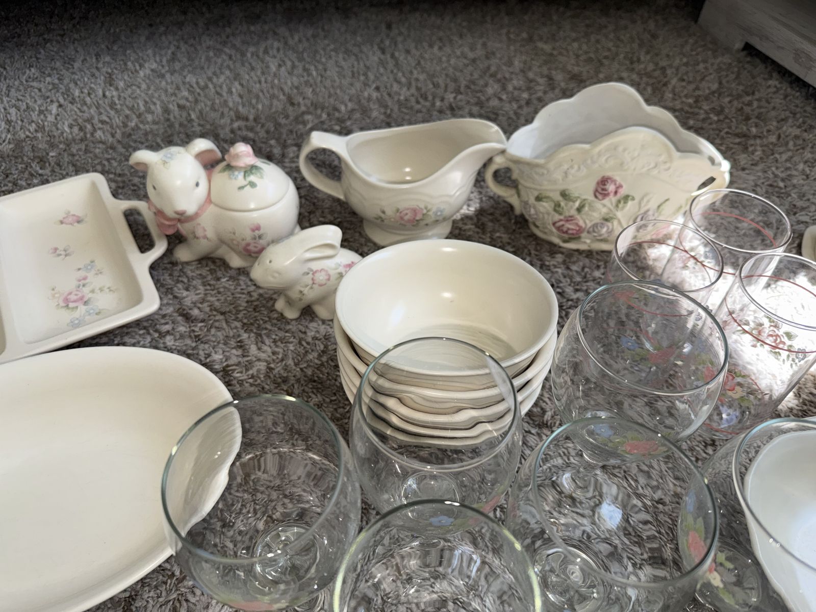 Tea Rose Dishes 