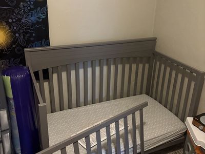 Toddler Bed with Mattress - Used, Includes Extra Crib (Optional)
