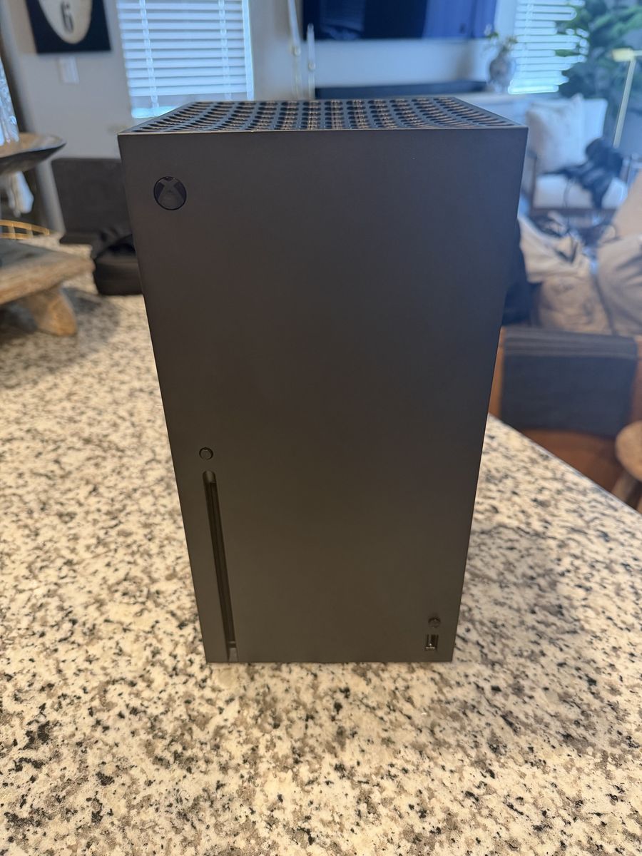 Xbox series X with headset