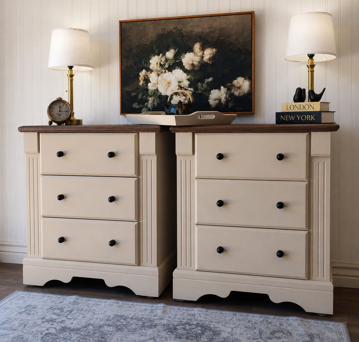 XL 3 Drawer Nightstands - The Brookside